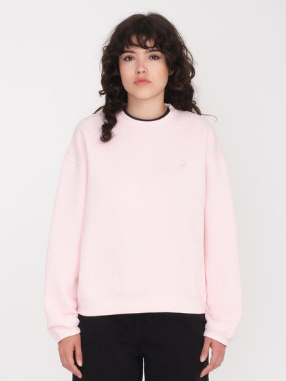 Stone Heart Up Sweatshirt - LILAC ASH