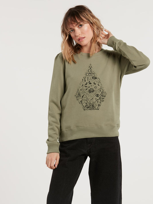 Sound Check Sweatshirt - GREEN TEA