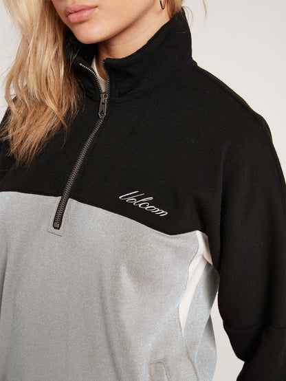 Staxx Attax Zip Pullover - HEATHER GREY