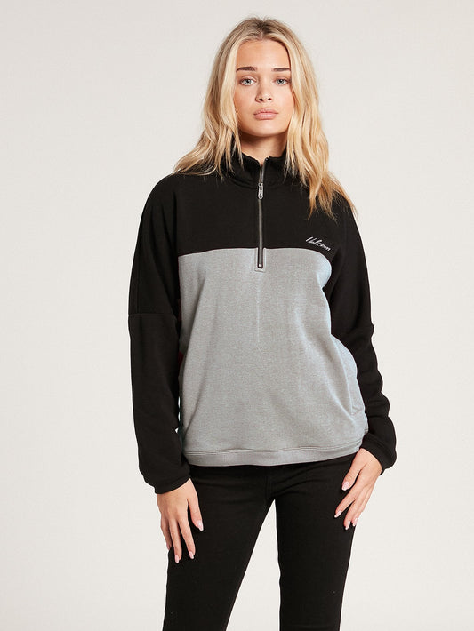 Staxx Attax Zip Pullover - HEATHER GREY