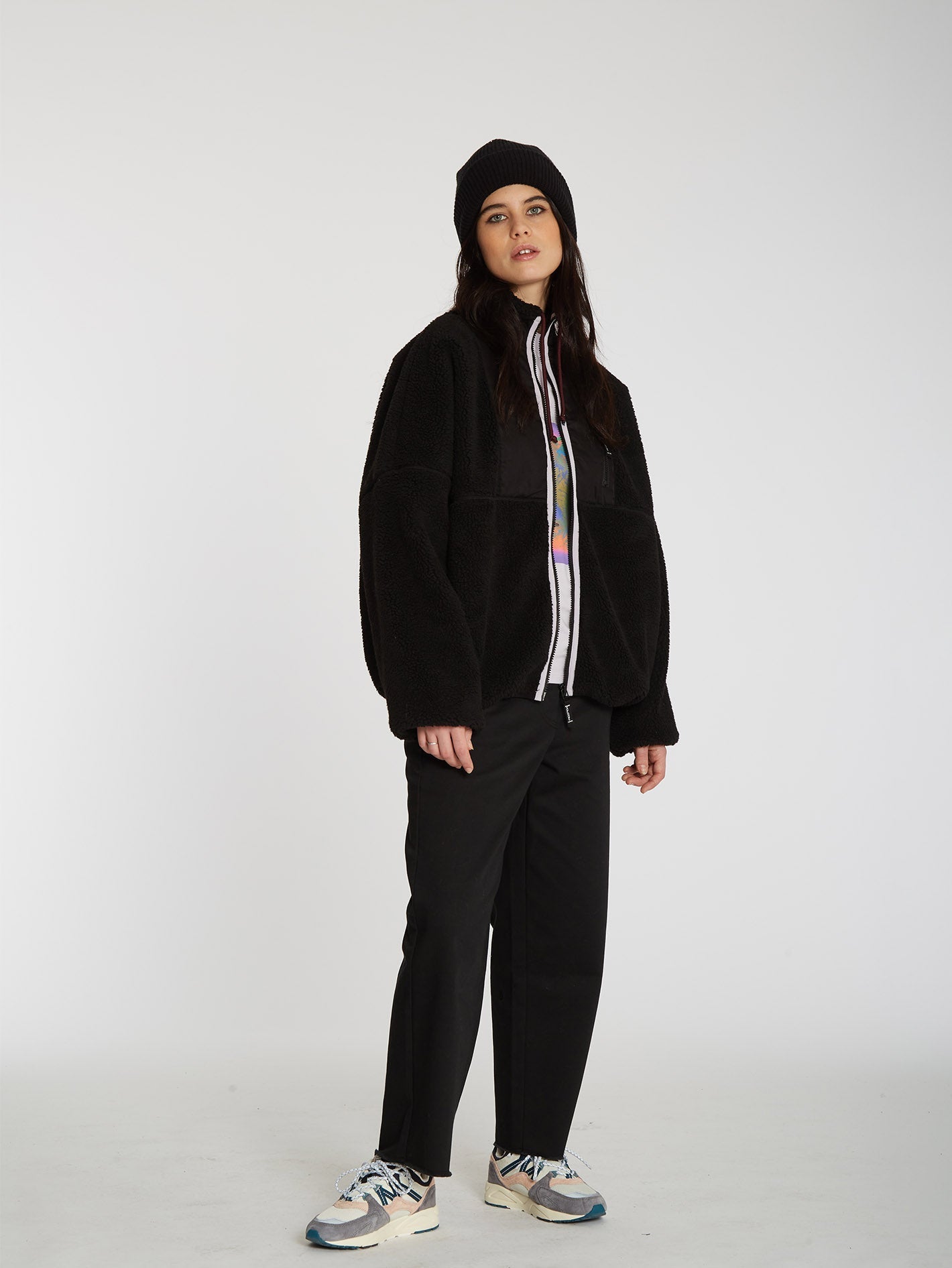 Fuzoff Sherpa Jacket - BLACK