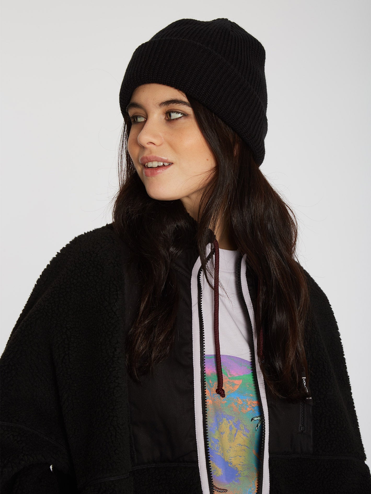 Fuzoff Sherpa Jacket - BLACK