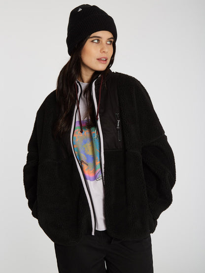 Fuzoff Sherpa Jacket - BLACK