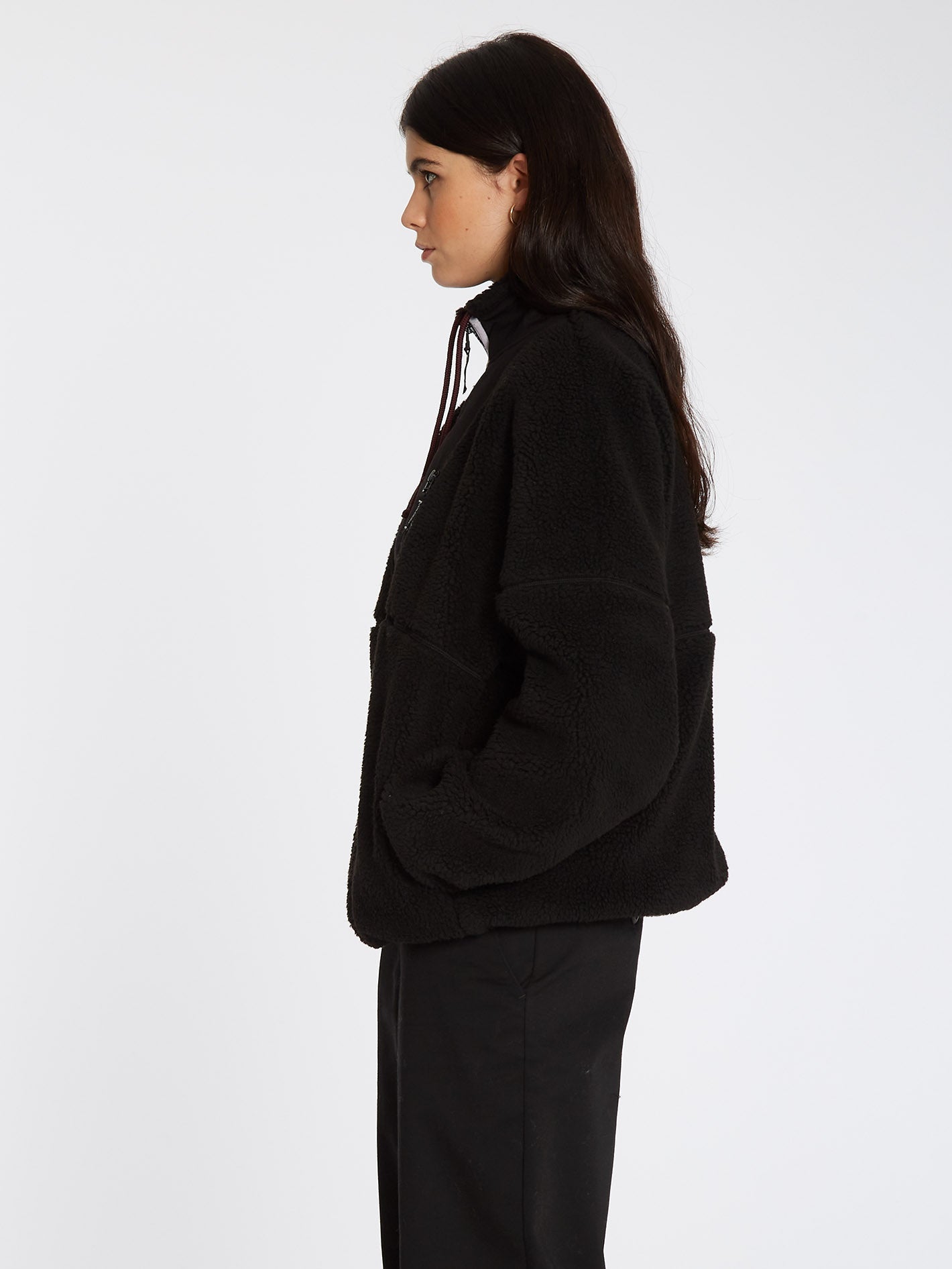 Fuzoff Sherpa Jacket - BLACK