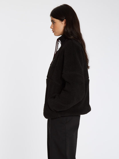 Fuzoff Sherpa Jacket - BLACK