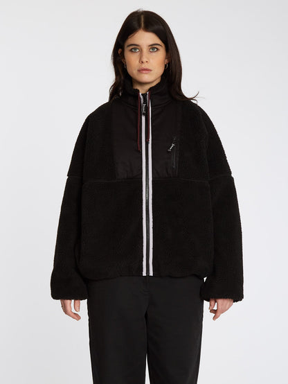 Fuzoff Sherpa Jacket - BLACK