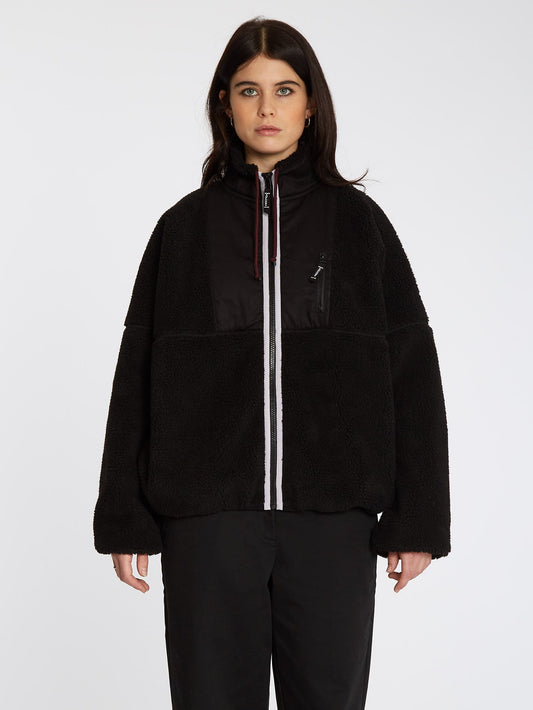 Fuzoff Sherpa Jacket - BLACK
