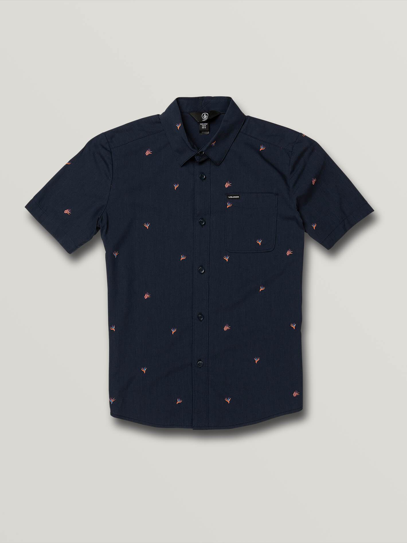 Stone Tropics Shirt - Blue Black (Kids)