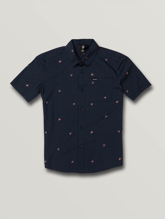 Stone Tropics Shirt - Blue Black (Kids)