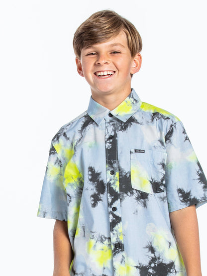 Saturate Shirt - LIME TIE DYE - (BOYS)