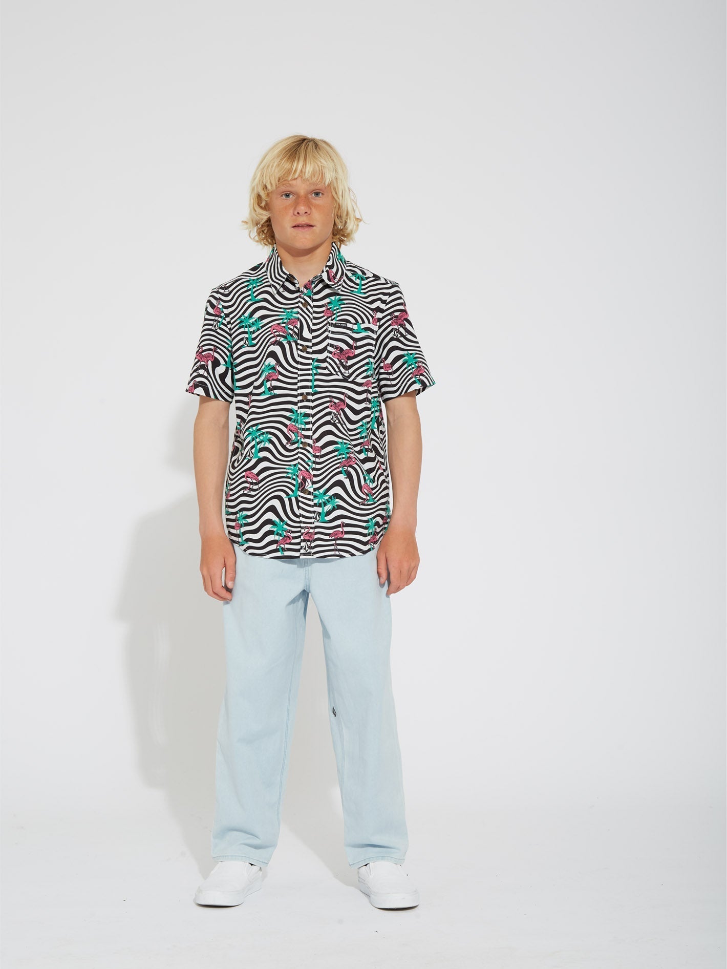 Flamingbros Shirt - WHITE - (KIDS)