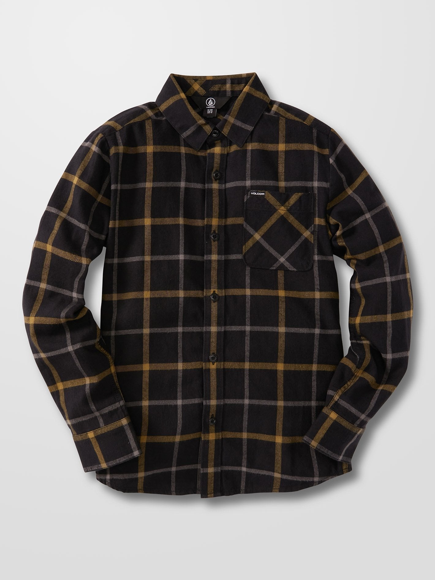 Caden Plaid Shirt - BLACK - (BOYS)