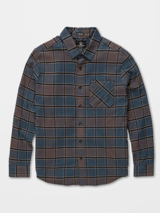 Caden Plaid Shirt - MARINA BLUE - (KIDS)