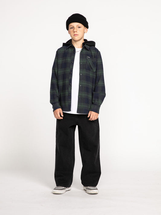Tone Stone Hooded Shirt - CEDAR GREEN - (KIDS)