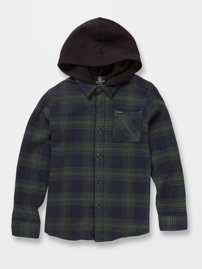 Tone Stone Hooded Shirt - CEDAR GREEN - (KIDS)