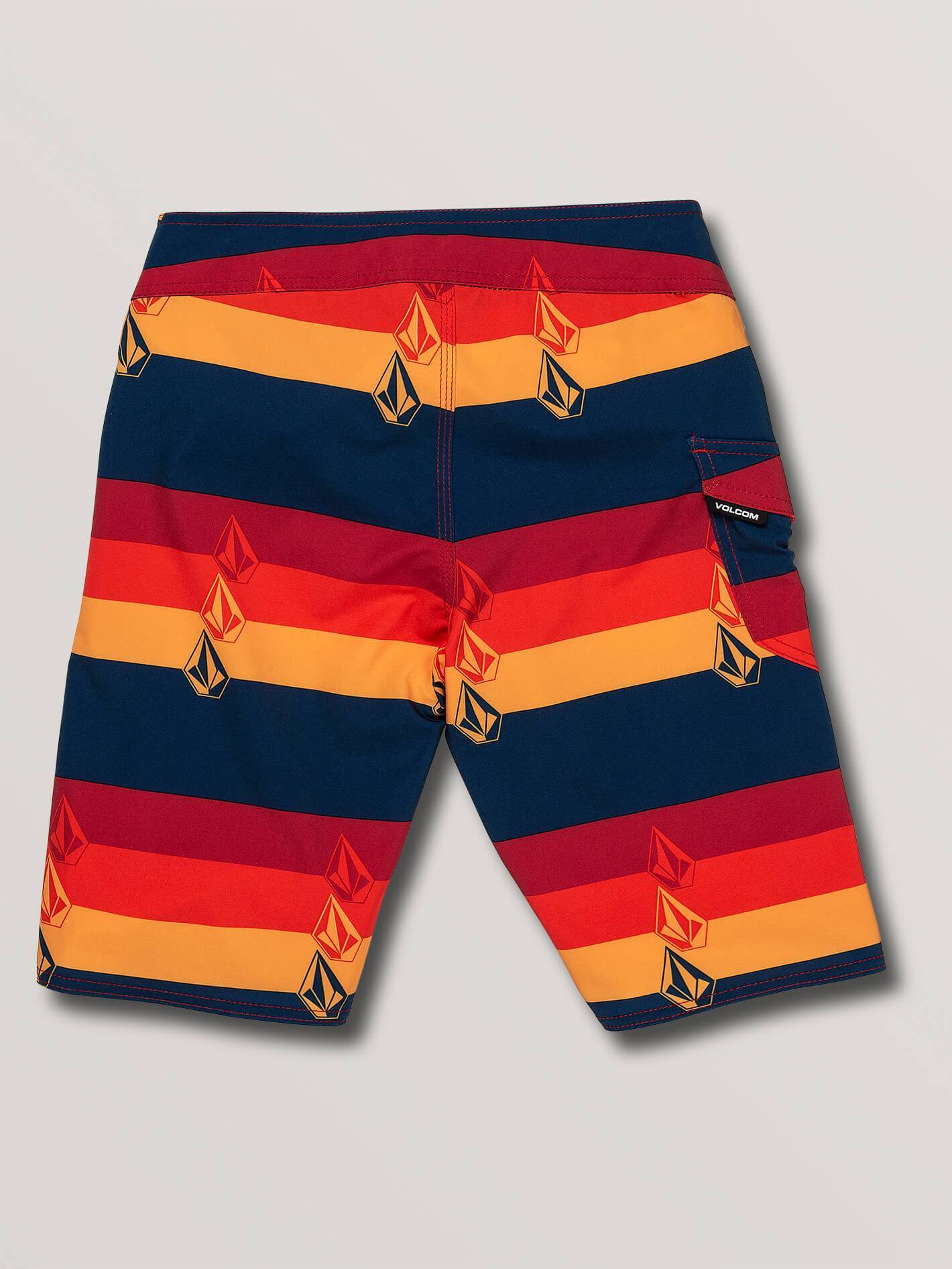 Lido Liney Mod Boardshort (Kids) - Indigo