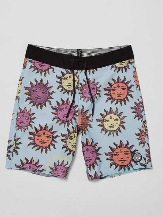 Ozzy Trunk Boardshort - AETHER BLUE - (Boys)