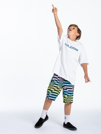 Mod-tech Stone Stripe Boardshort - ANTIGUA SAND - (BOYS)
