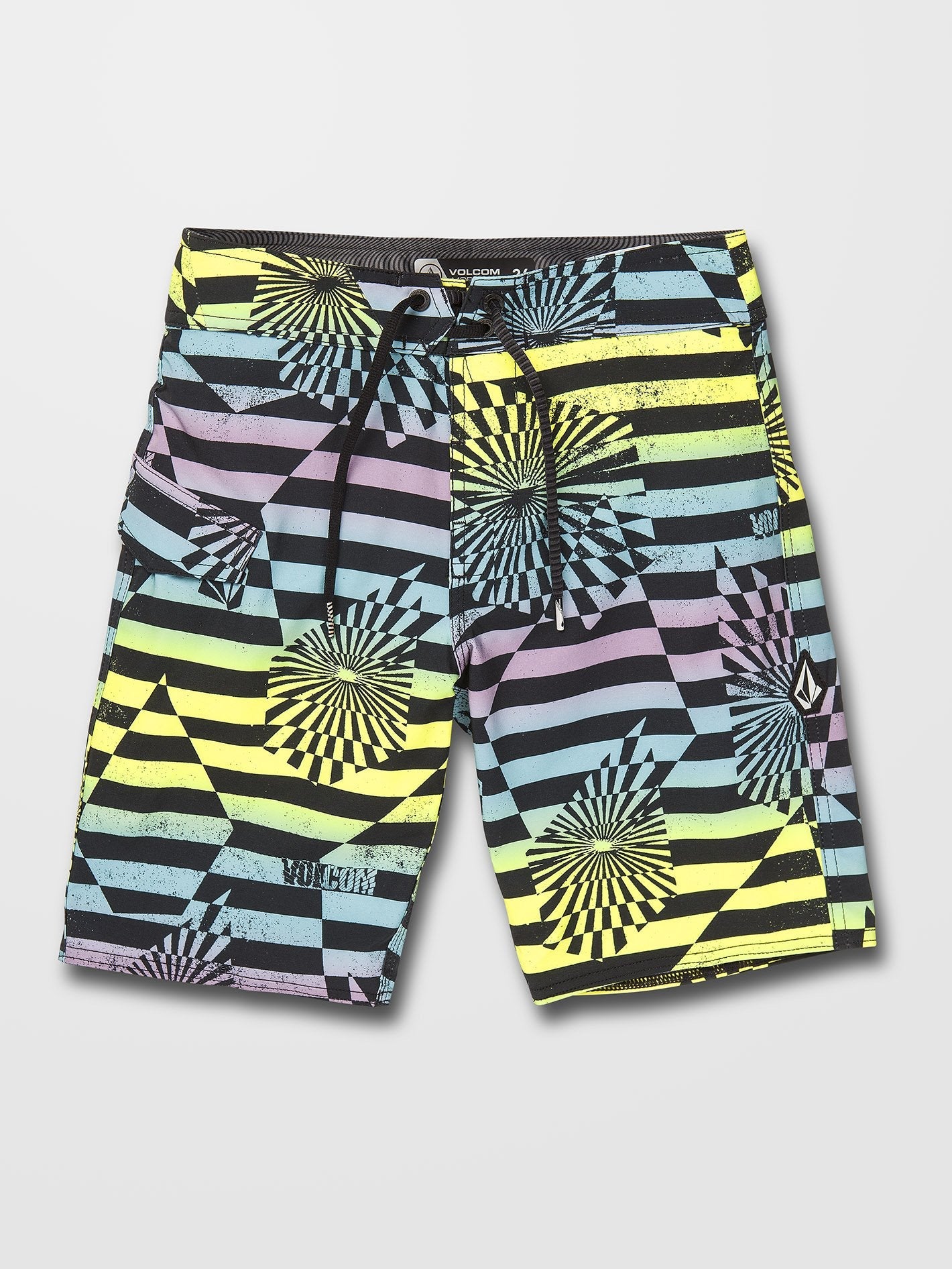 Mod-tech Stone Stripe Boardshort - ANTIGUA SAND - (BOYS)