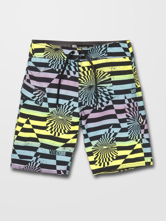 Mod-tech Stone Stripe Boardshort - ANTIGUA SAND - (BOYS)