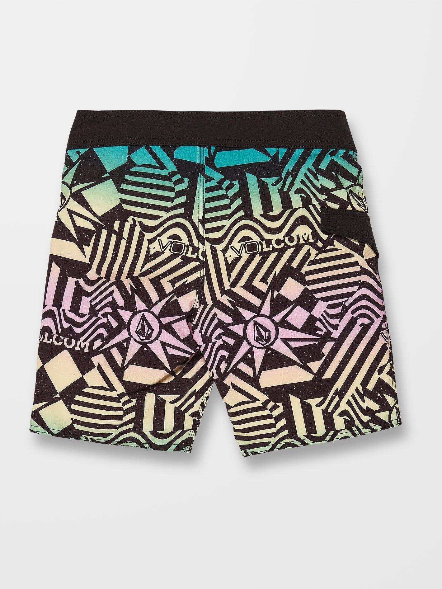 Mod Ringer 16" Boardshort - BLACK - (KIDS)