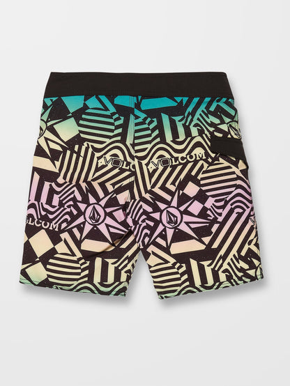 Mod Ringer 16" Boardshort - BLACK - (KIDS)