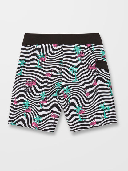 Flamingbros Mod 16" Boardshort - WHITE - (KIDS)
