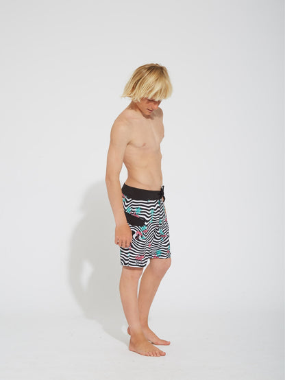 Flamingbros Mod 16" Boardshort - WHITE - (KIDS)