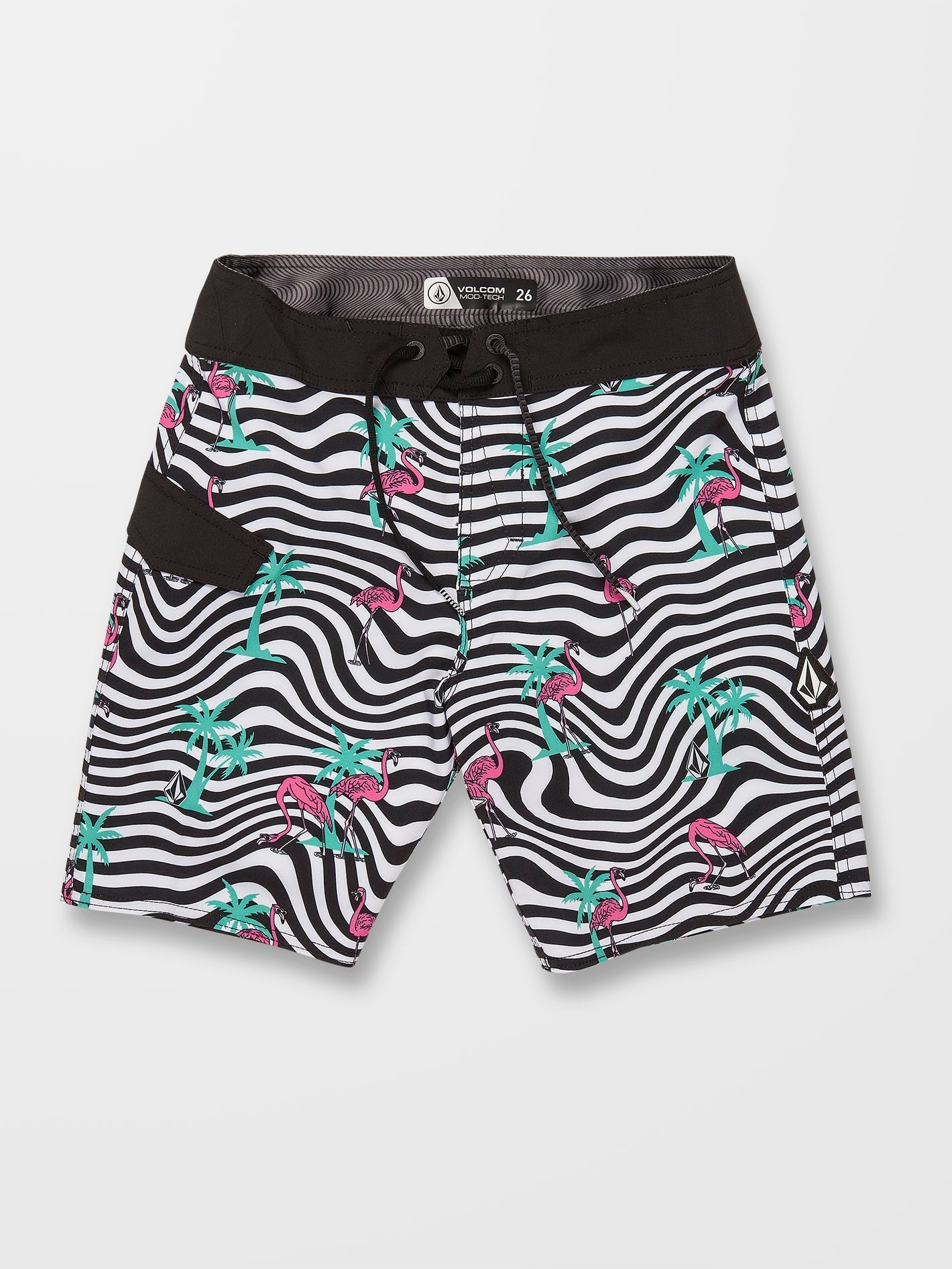 Flamingbros Mod 16" Boardshort - WHITE - (KIDS)
