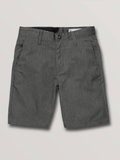 Frickin Chino Short - CHARCOAL HEATHER - (BOYS)