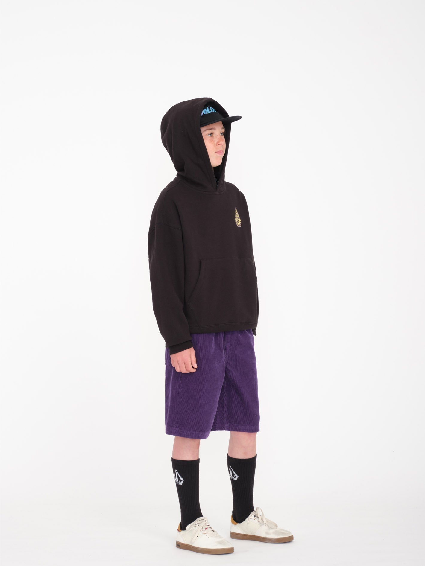 Outer Spaced Short - DEEP PURPLE - (KIDS)