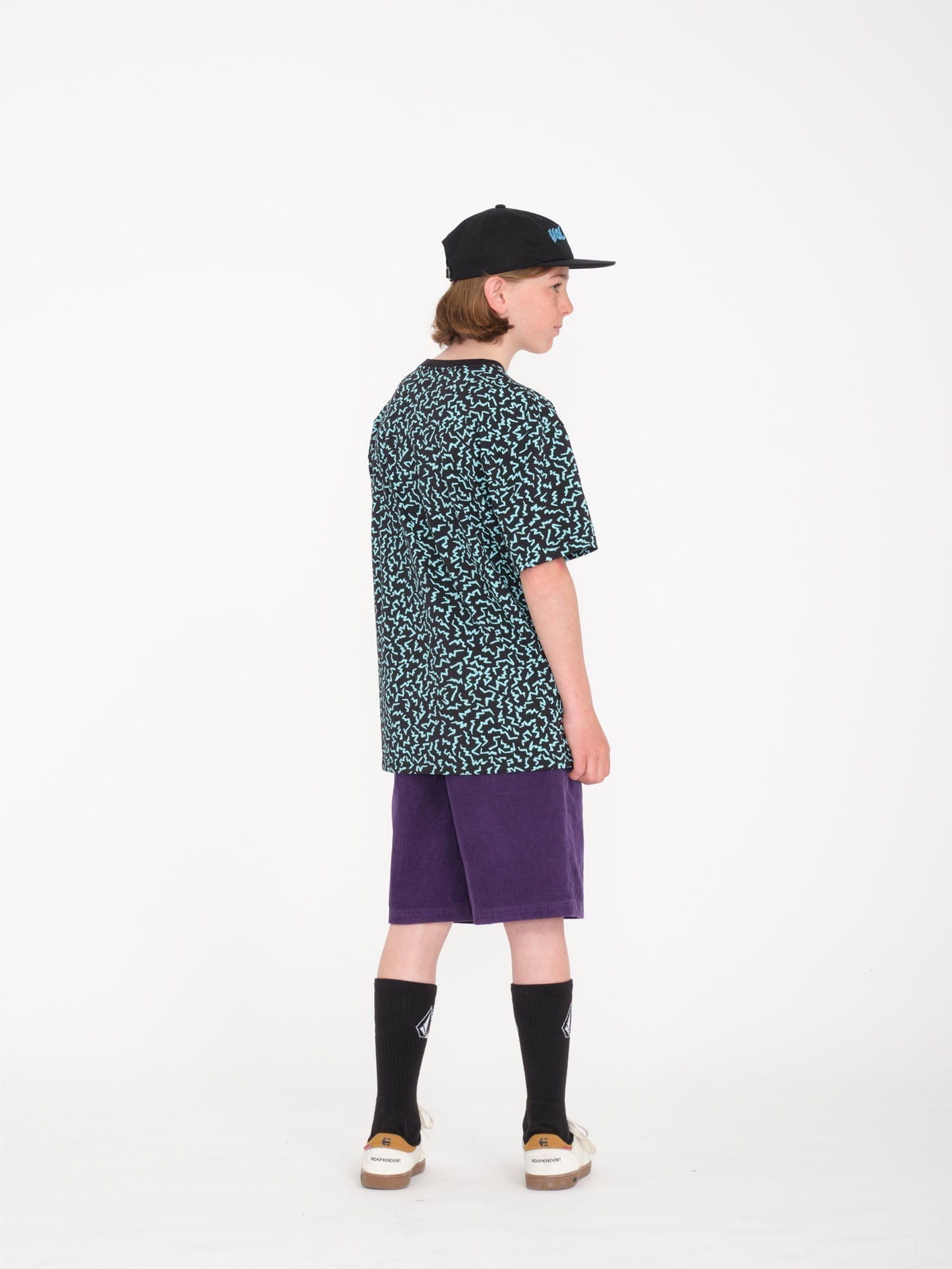 Outer Spaced Short - DEEP PURPLE - (KIDS)