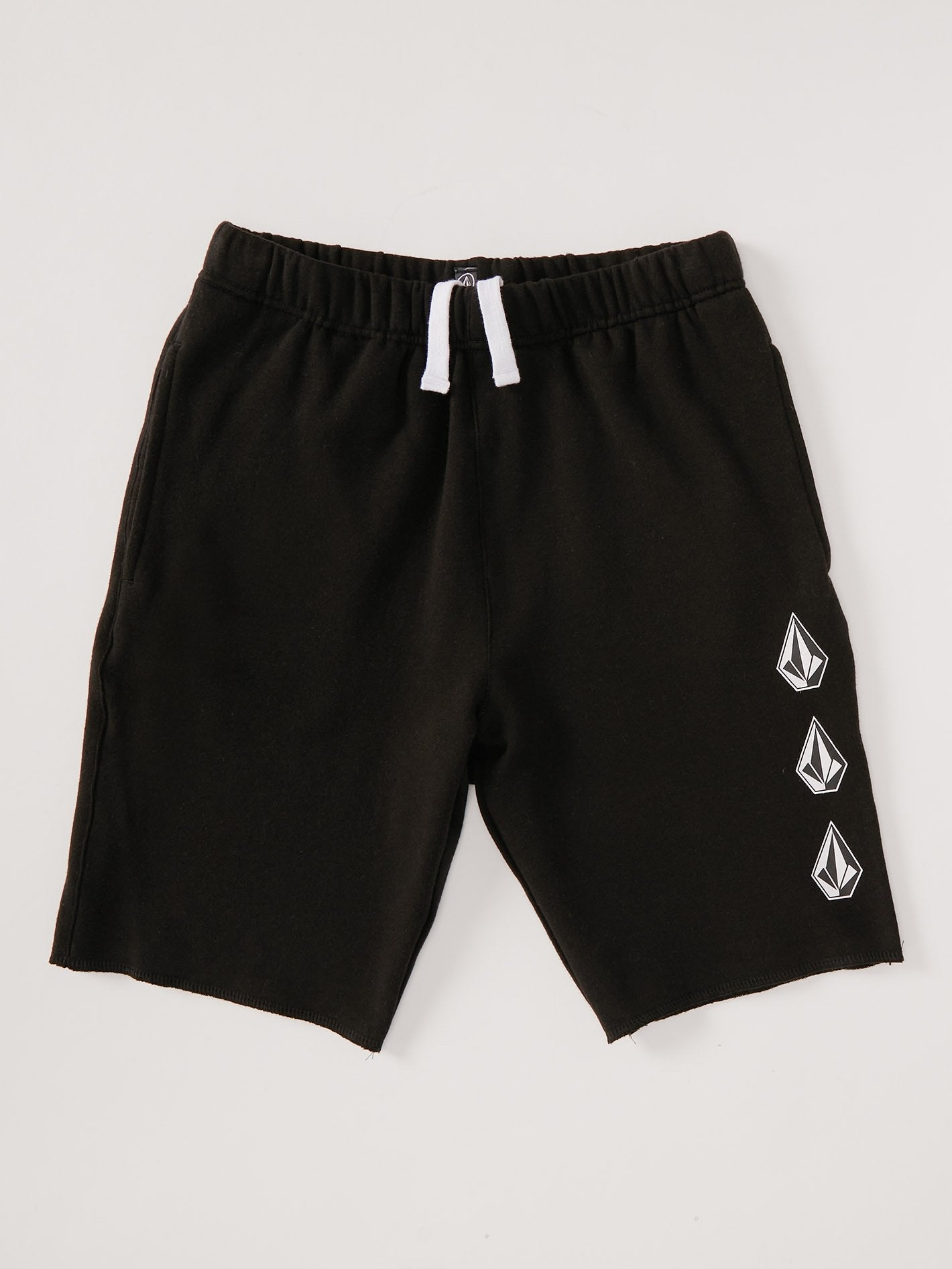 Iconic Stone Fleece Short - BLACK - (BOYS)