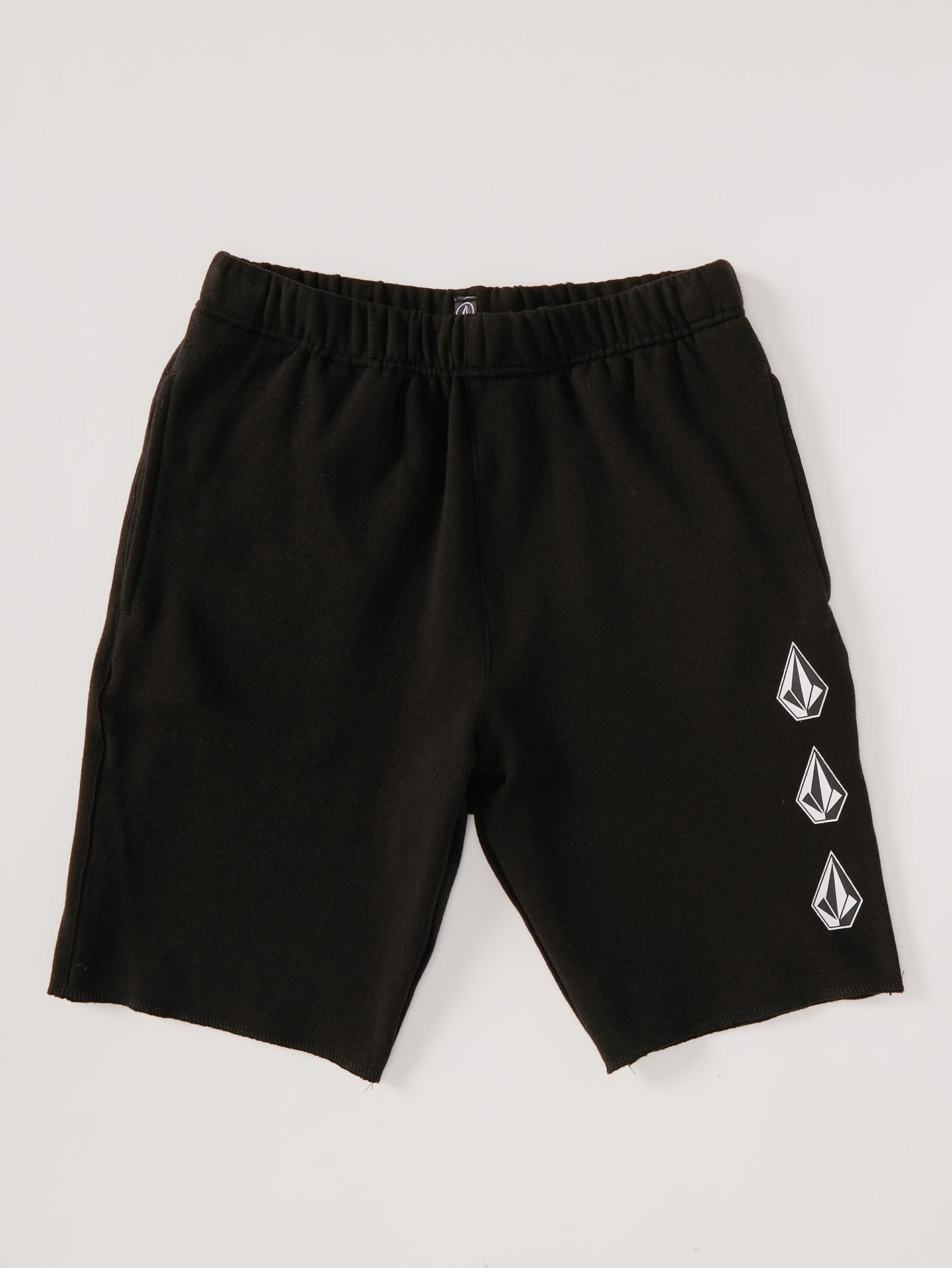 Iconic Stone Fleece Short - BLACK - (BOYS)