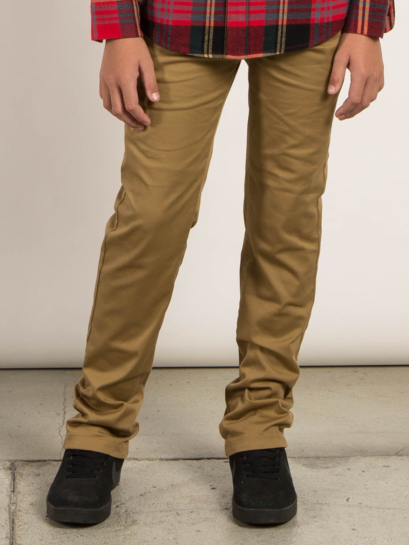 Big Boys Frickin Modern Stretch Pants - Dark Khaki (Kids)