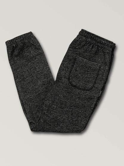 Burbank Fleece Trousers (Kids) - Heather Black