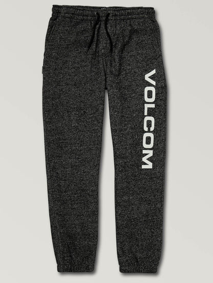 Burbank Fleece Trousers (Kids) - Heather Black