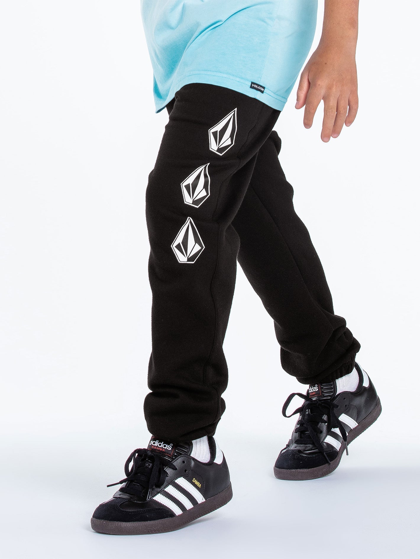 Iconic Stone Fleece Jogger - BLACK - (BOYS)