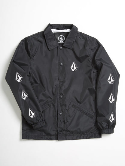 Brews Coach Jacket (Kids) - Black Print