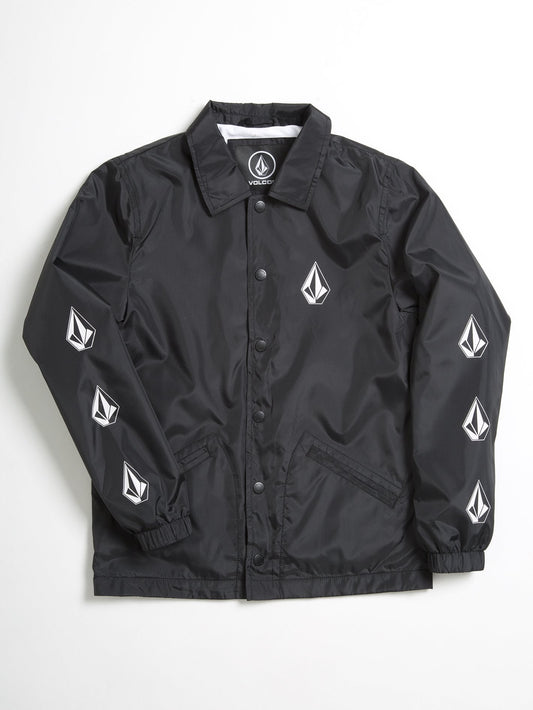 Brews Coach Jacket (Kids) - Black Print