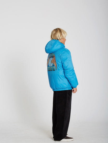 Iconic Stoned Jacket (Reversible) - BLACK - (KIDS)