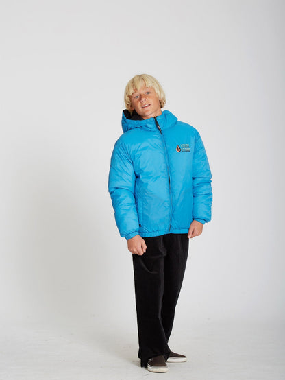 Iconic Stoned Jacket (Reversible) - BLACK - (KIDS)