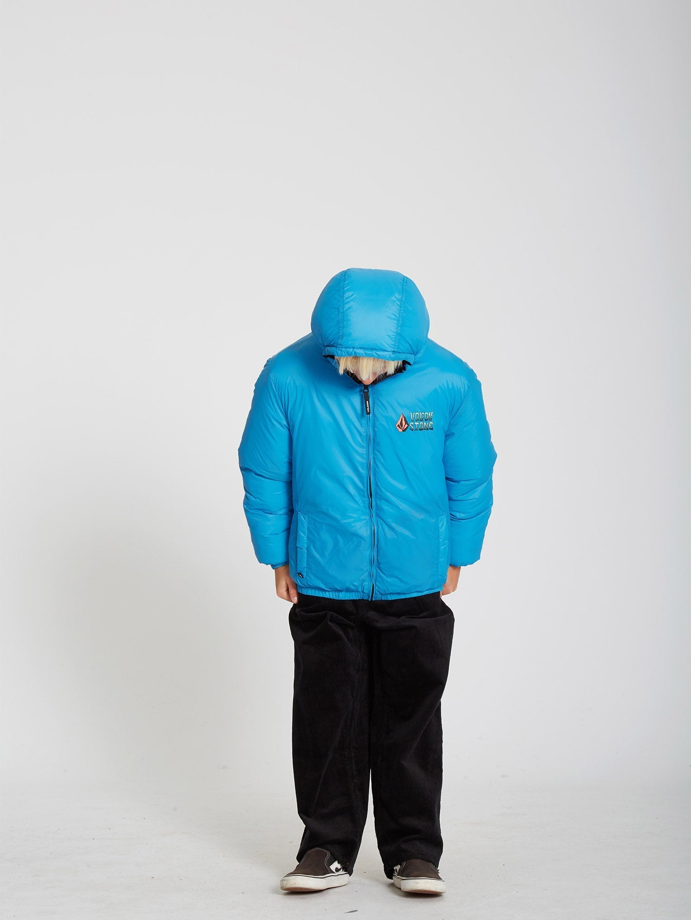 Iconic Stoned Jacket (Reversible) - BLACK - (KIDS)