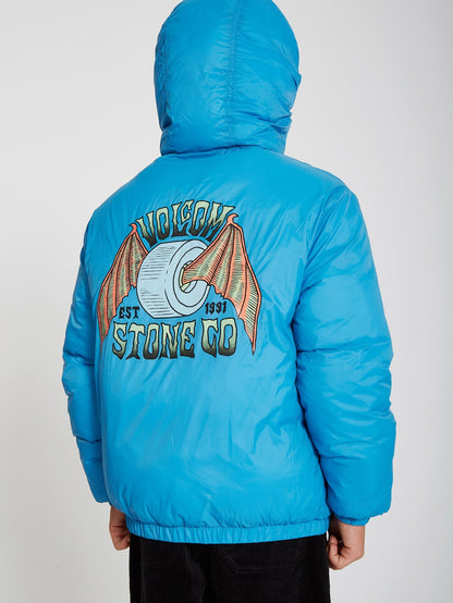 Iconic Stoned Jacket (Reversible) - BLACK - (KIDS)