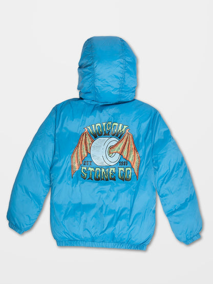 Iconic Stoned Jacket (Reversible) - BLACK - (KIDS)
