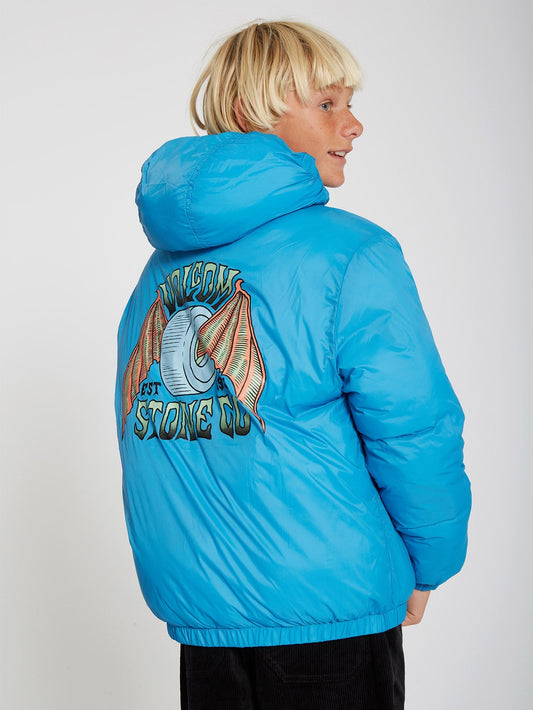 Iconic Stoned Jacket (Reversible) - BLACK - (KIDS)