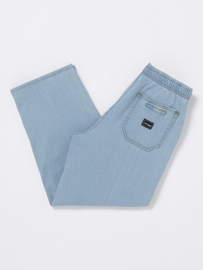 Outer Spaced Elastic Waist Jeans - ALLOVER STONE LIGHT - (KIDS)