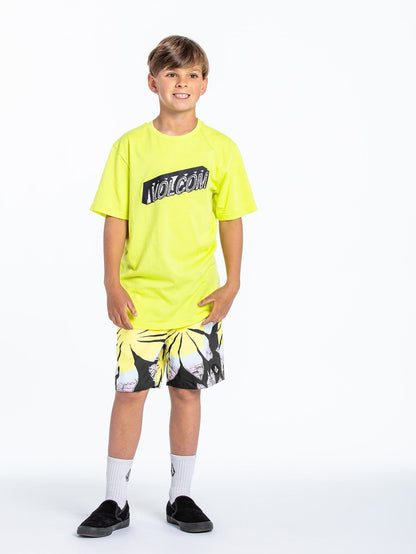 Poly Party Trunk Boardshort - BLACK - (BOYS)