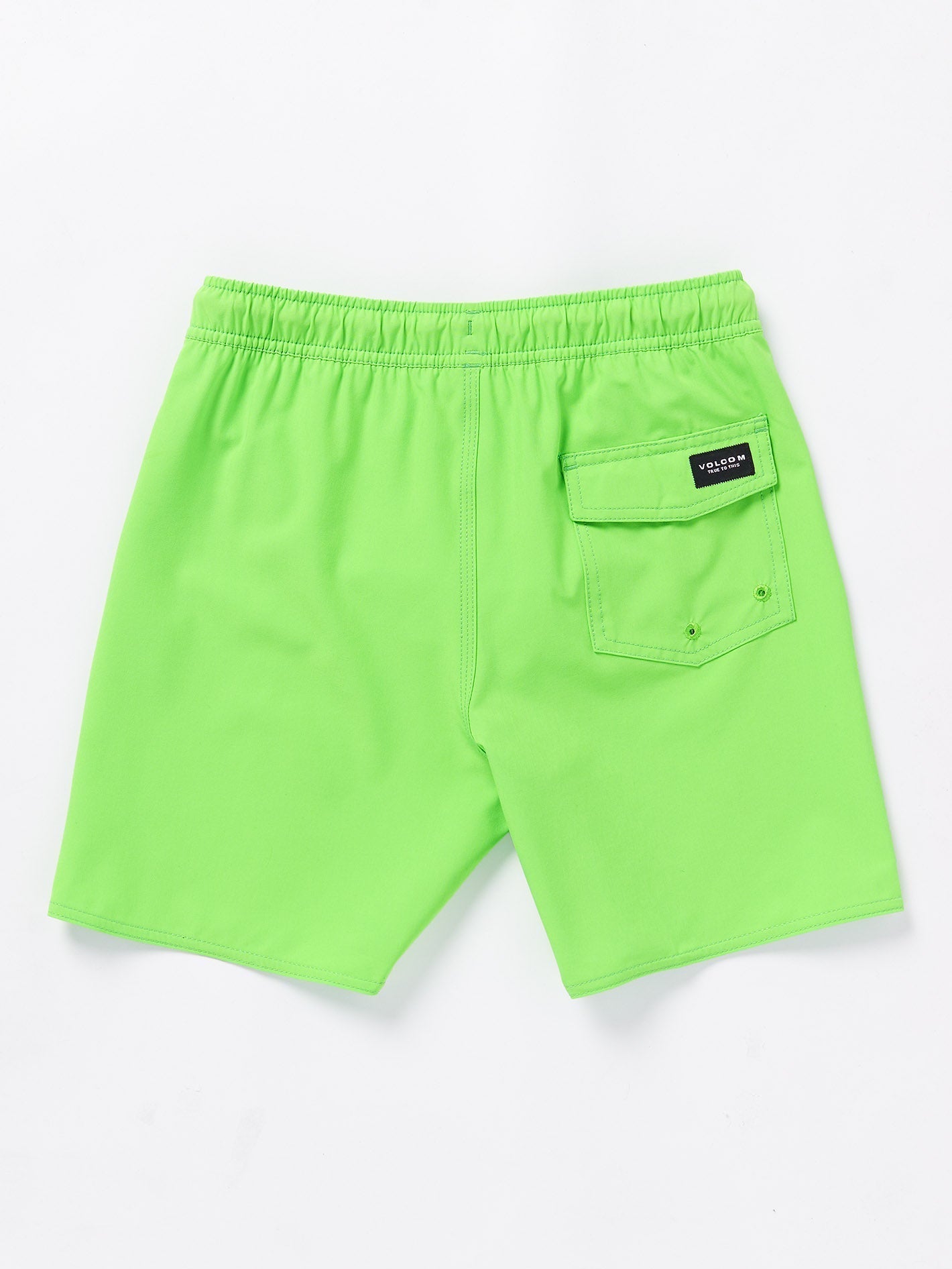 Lido Solid Trunk 15" Boardshort - ELECTRIC GREEN - (KIDS)