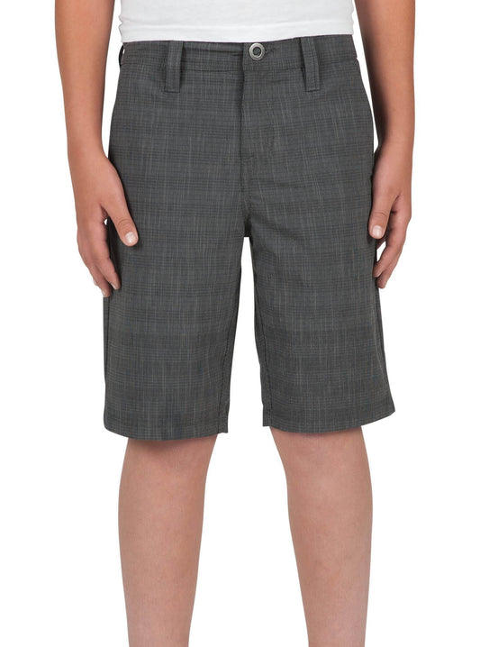 Big Boys Surf N' Turf Frickin Mix Hybrid Shorts - Stealth (Kids)